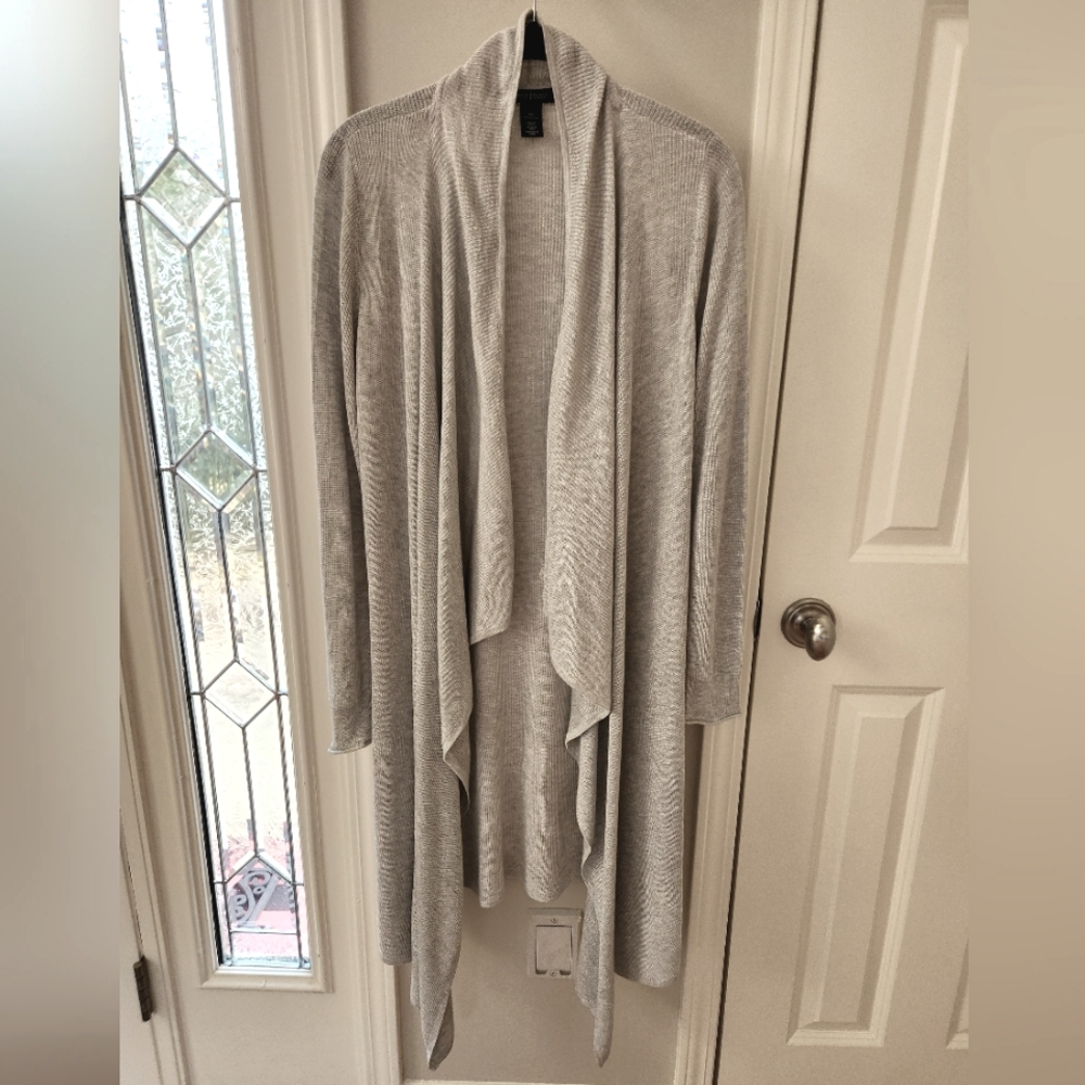 White House Black Market cascading cardigan size xs - Picture 5 of 13